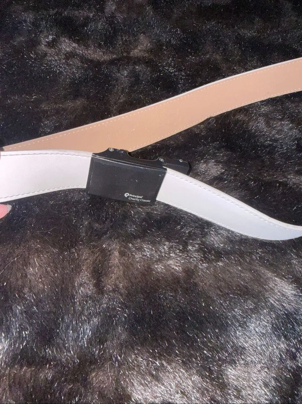 Nexbelt Shield White 3.0 Golf Belt 25”-46” No Holes Belt